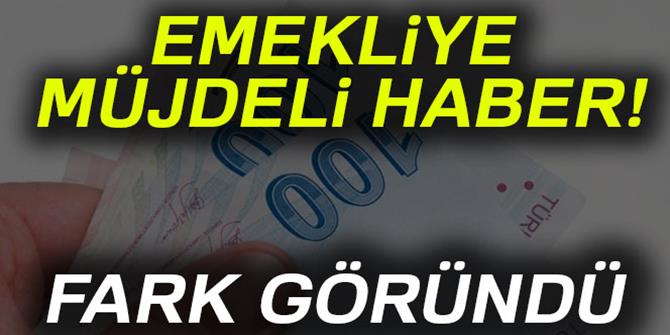 Emekliye müjdeli haber