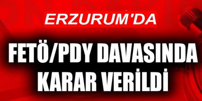 Erzurum'da 5 Öğretmenin "Fetö" Davasında Karar