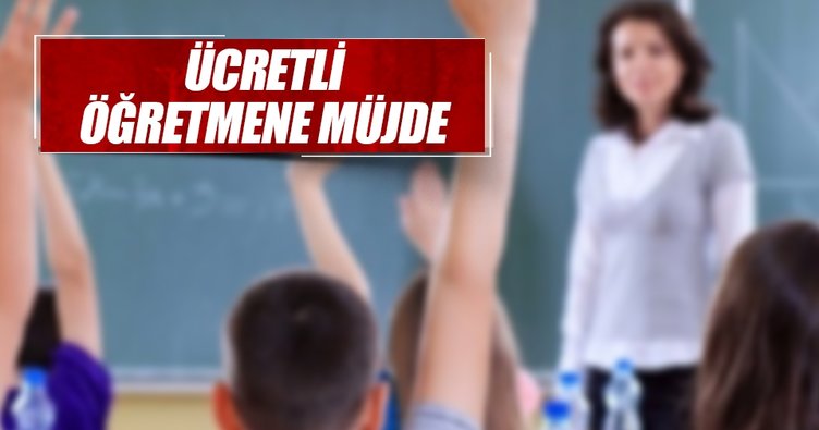 Ücretli öğretmene müjde