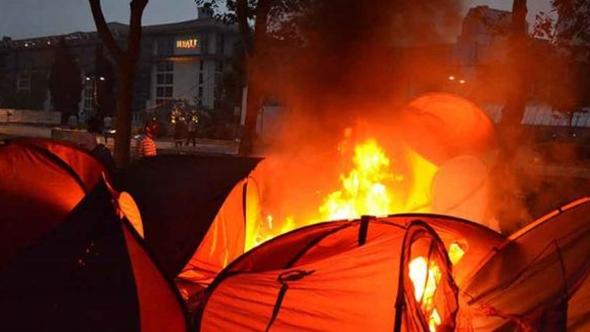 Taksim Gezi Parkı'ndaki eylemcilerin çadırlarını yaktıran polise hapis cezası