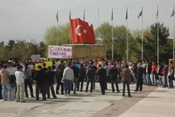 Erzurum'da öğrenci tepkisi