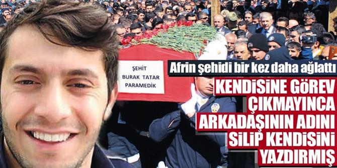 Afrin şehidi bir kez daha ağlattı