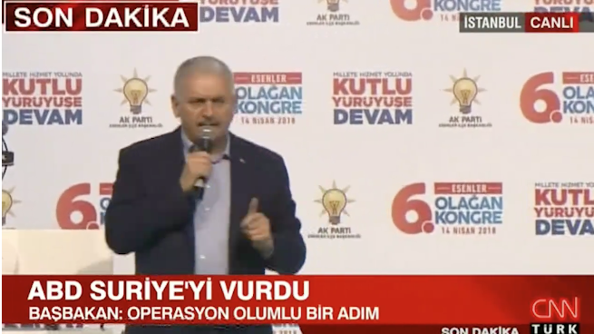 Başbakan Yıldırım'dan Suriye operasyonu tepkisi