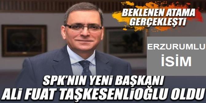 SPK yeni başkanı Ali Fuat Taşkesenlioğlu