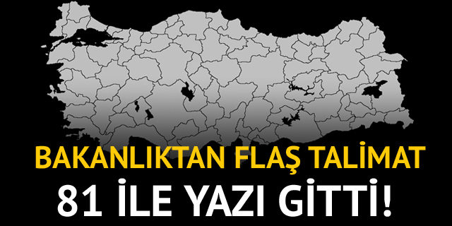 81 ile yazı gitti! 'Gizli tanık' emri