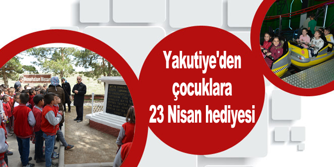 Yakutiye'den çocuklara 23 Nisan hediyesi