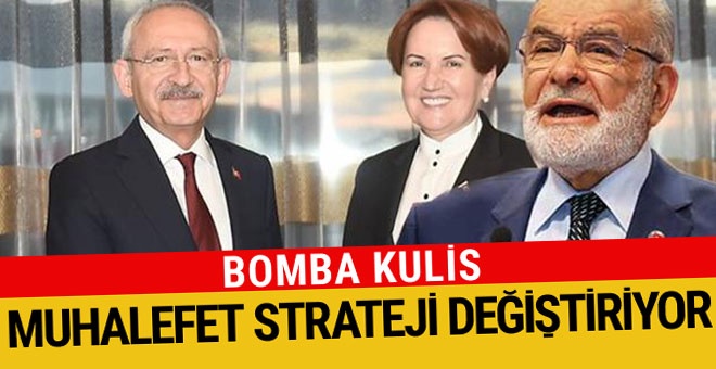 Muhalefet strateji değiştiriyor