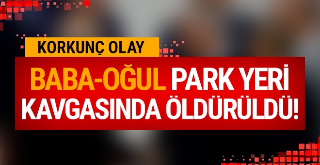 Bayburt'ta park yeri kavgası: 2 ölü