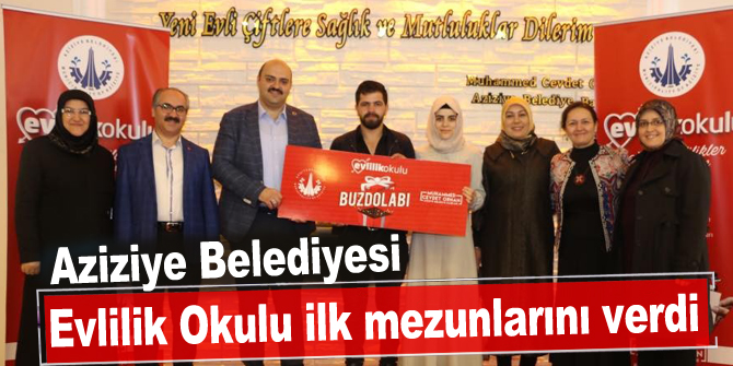 Aziziye Belediyesi Evlilik Okulu ilk mezunlarını verdi