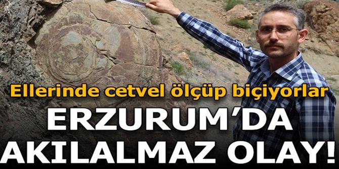 Salyangozu andıran kaya şaşırtıyor