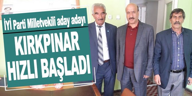 Kırkpınar hızlı başladı