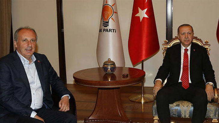 Erdoğan ile İnce ne konuştu? İki lider ilginç diyalog