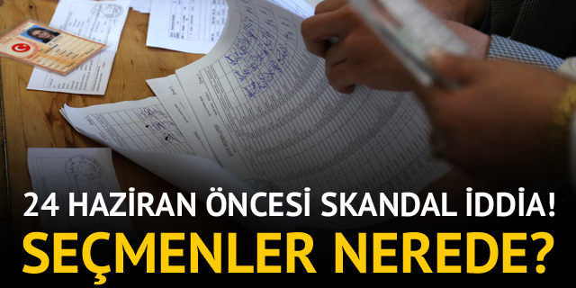 Seçim öncesi olay iddia! Olmayan binalara seçmen yazıldı