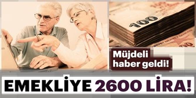 Emekliye 2.600 lira ikramiye geliyor…