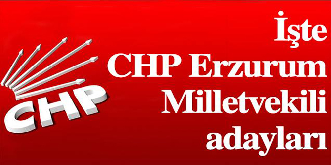 CHP'nin milletvekili aday listesi belli oldu