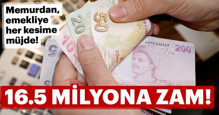 Emekli ve memurlara son dakika zam açıklaması haberi!