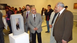 Erzurum'da karma heykel sergisi