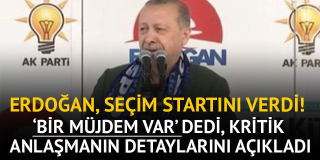 Cumhurbaşkanı Erdoğan seçim startını Erzurum'dan verdi