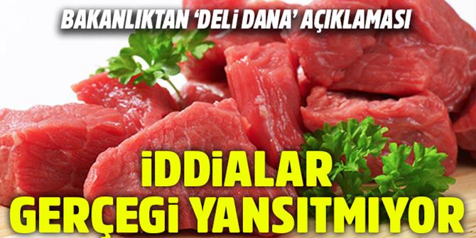 Gıda, Tarım ve Hayvancılık Bakanlığından "deli dana" açıklaması