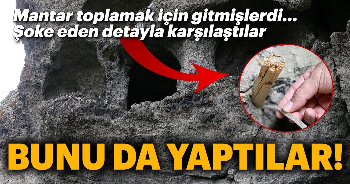 Erzurum'da Defineciler Antik Kaya Mezarları Patlayıcılarla Tahrip Etti