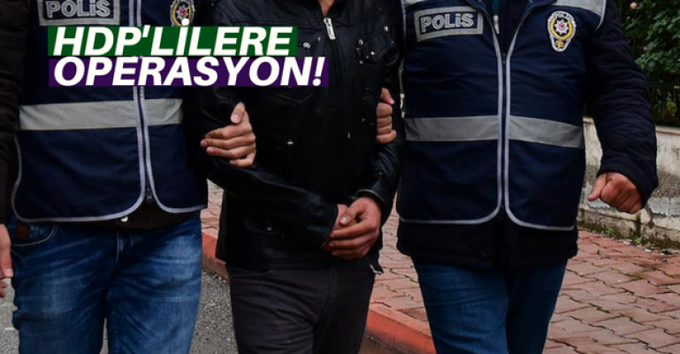 Erzurum'da 30 gözaltı