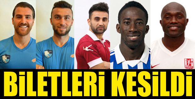 BB Erzurumspor 5 futbolcusuna yolu gösterdi