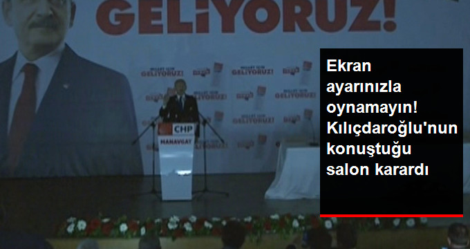 Kemal Kılıçdaroğlu’nun toplantısında elektrik krizi