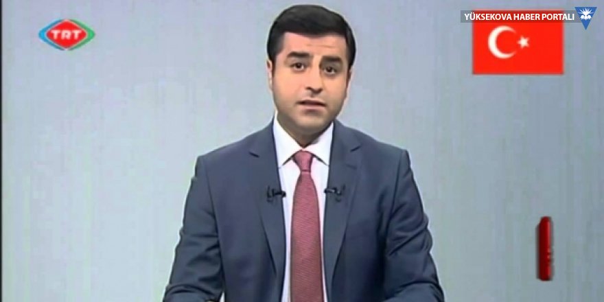 HDP'nin cumhurbaşkanı adayı Selahattin Demirtaş TRT'ye çıktı