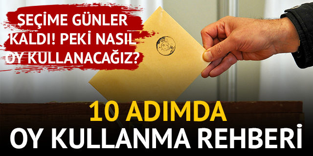 10 adımda oy kullanma rehberi