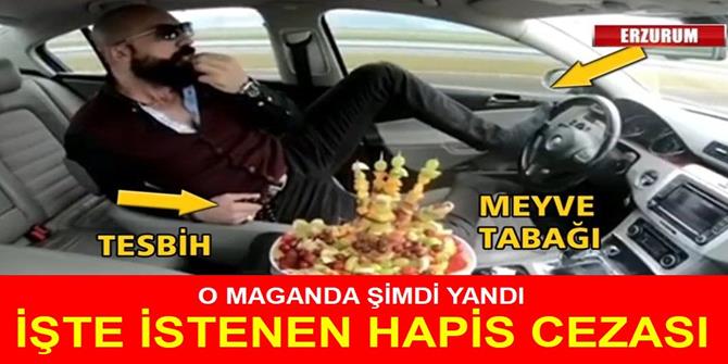 Trafik magandasının 6 yıl hapsi isteniyor