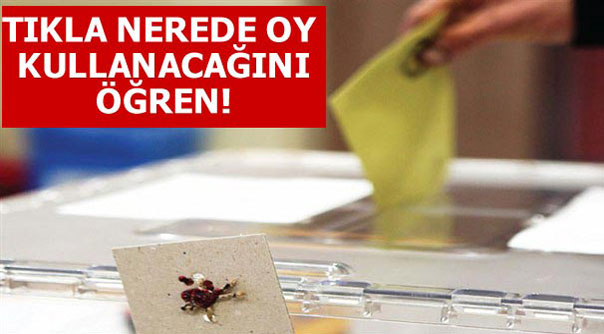 Nerede oy kullanacağım?