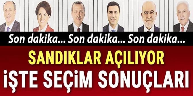 İşte il il seçim sonuçları