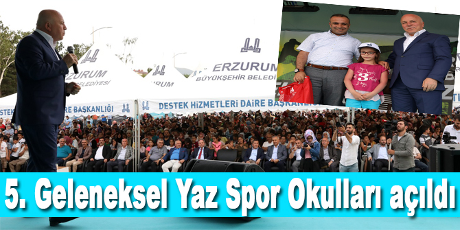 5. Geleneksel Yaz Spor Okulları açıldı