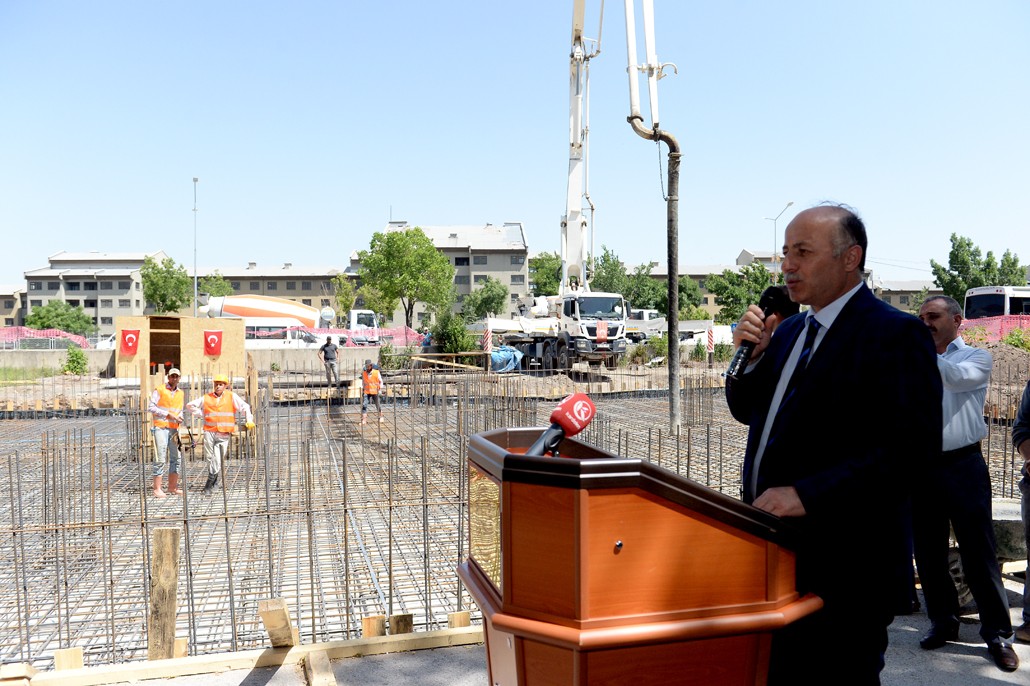 Palandöken Müftülü hizmet binası temeli atıldı