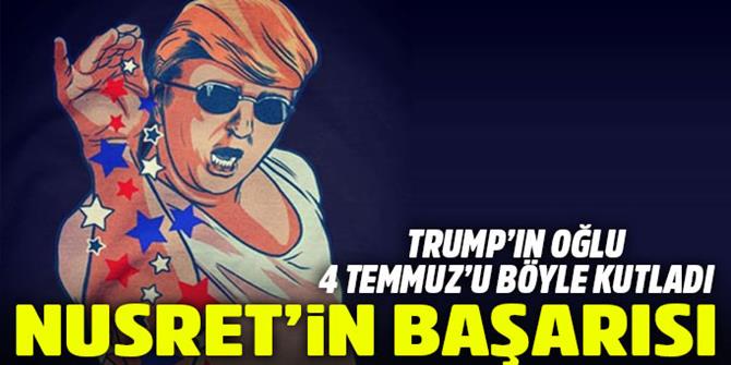 Trump'ın oğlundan 'Nusret'li 4 Temmuz mesajı