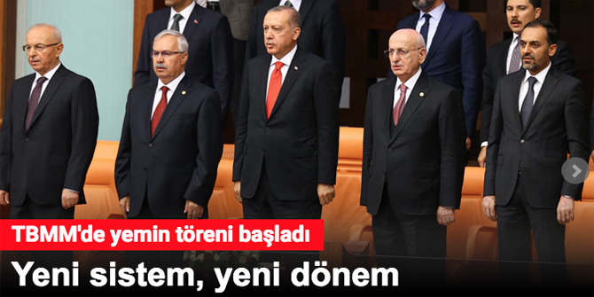 TBMM'de yemin töreni başladı