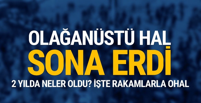 Türkiye'de OHAL sona erdi