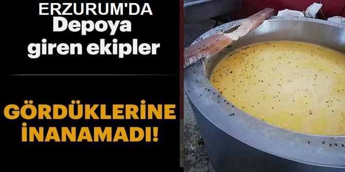 Erzurum'da Depoya Giren Zabıta Ekipleri Gözlerine İnanamadı