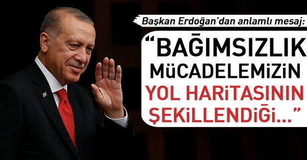 Cumhurbaşkanı Erdoğan'dan Erzurum mesajı.