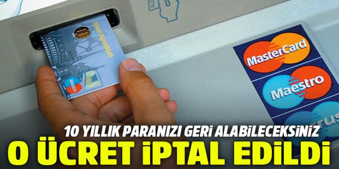 Danıştay, hesap işletim ücretini iptal etti