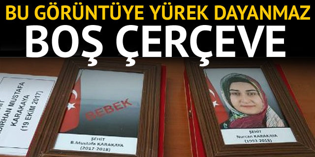 Şehit anne ve bebeği uğurlanıyor!