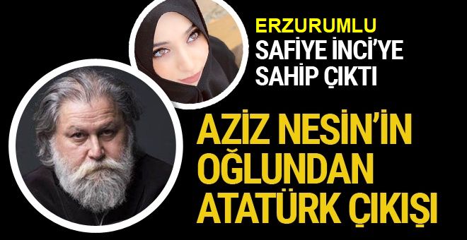 Ali Nesin Atatürk'e hakaretten tutuklanan Safiye İnci'ye sahip çıktı