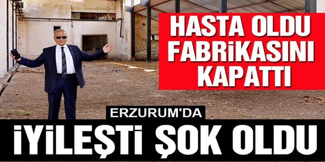 Hastalandı fabrikayı kapattı! Hırsızlar talan etti