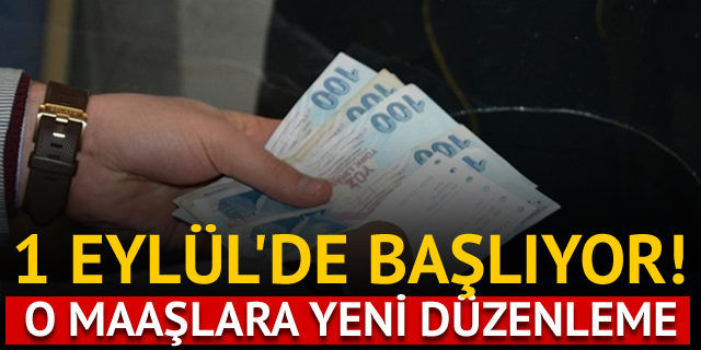 1 Eylül'de başlıyor