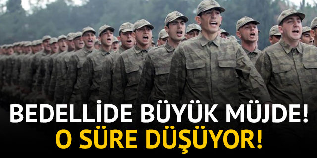 Bedellide büyük müjde!