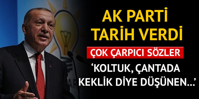 AK Parti tarih verdi!