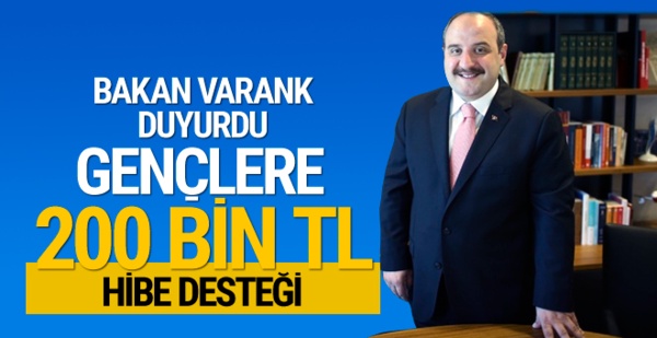 Bakan Varank müjdeyi verdi: