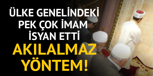 İmamların maaşına haciz koydurdu!