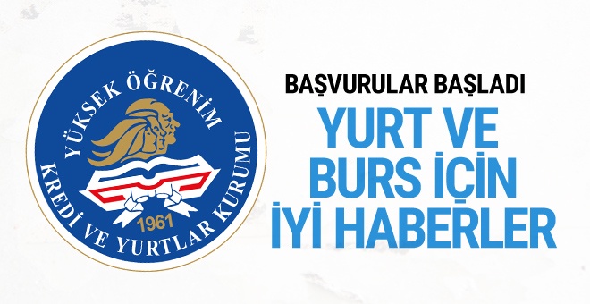 KYK yurt başvuruları başladı bursu kesilen öğrencilere süper haber