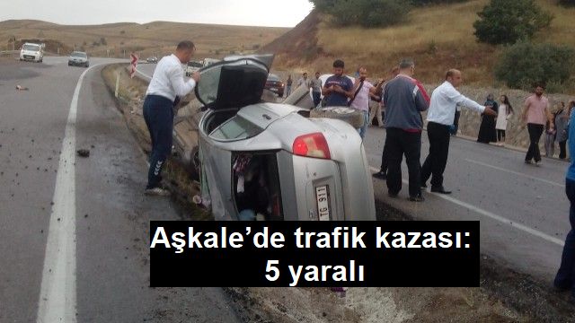 Aşkale’de trafik kazası: 5 yaralı